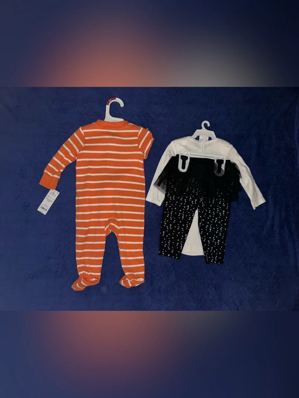 Carter’s Baby First Halloween Long Sleeve Bodysuit Tutu Lot of 3 6M NWT